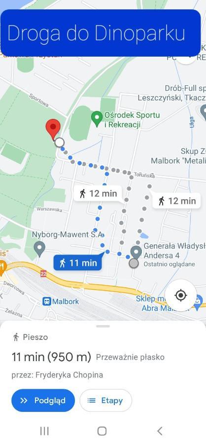 马尔堡Apartament Rycerski公寓 外观 照片